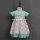 New style wholesale twill floral baby girls dresses